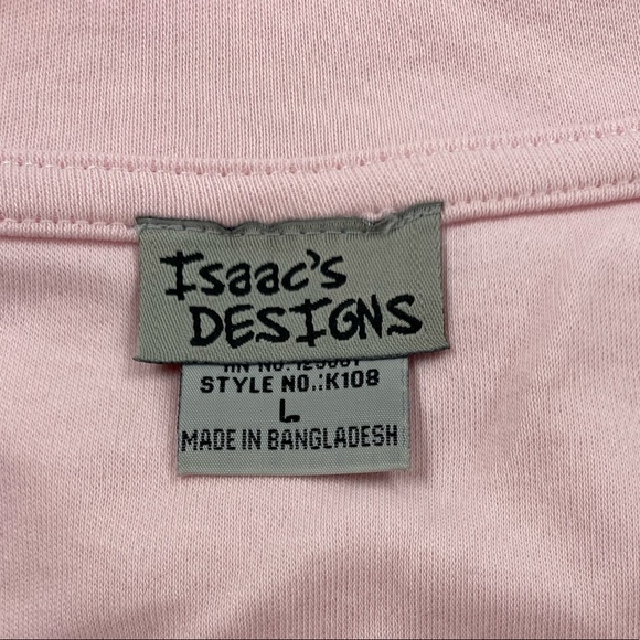 Rhinestone Collar 3/4 length top L - Picture 5 of 8